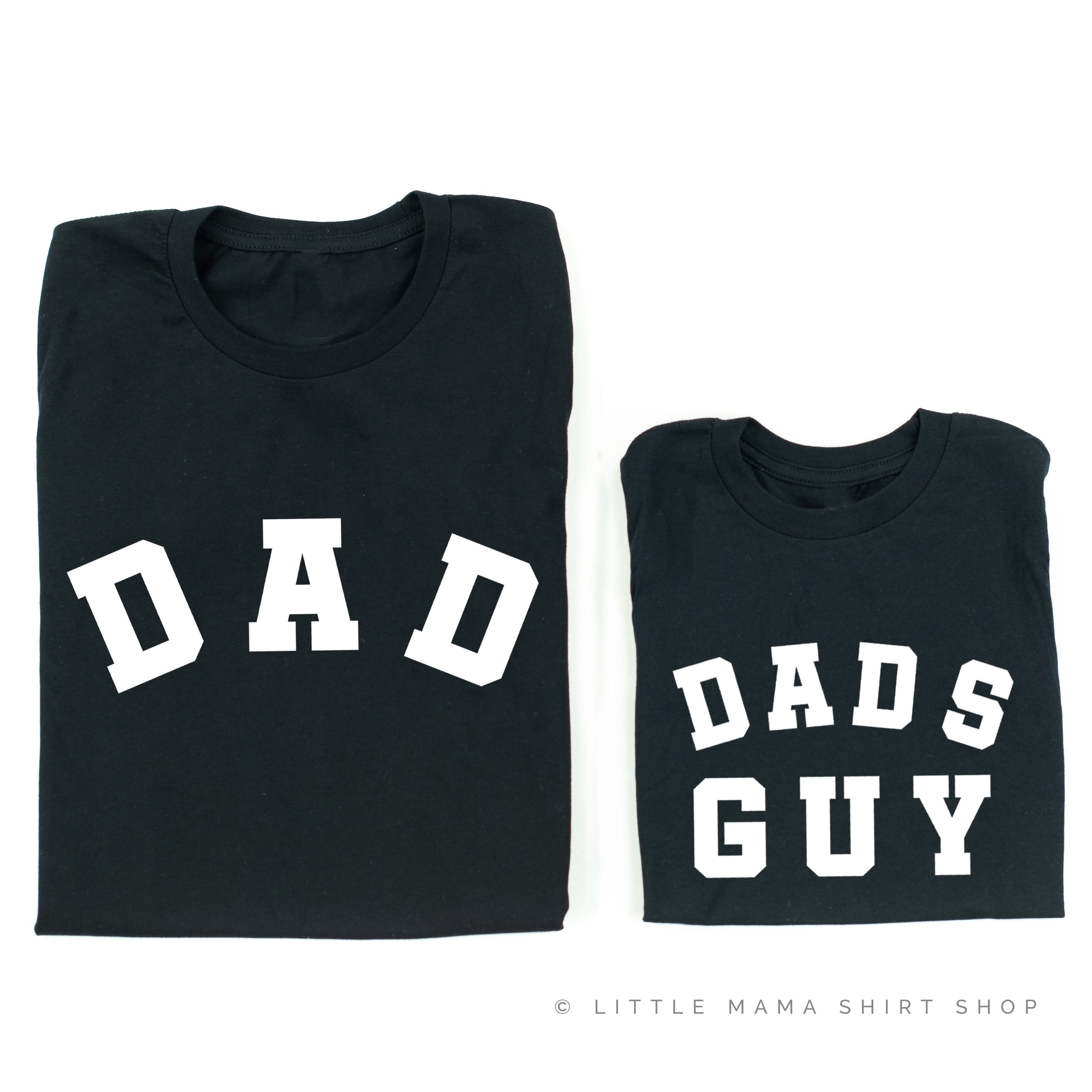 DAD - Arched Varsity / DAD'S GUY - Set of 2 Shirts Little Mama Shirt Shop