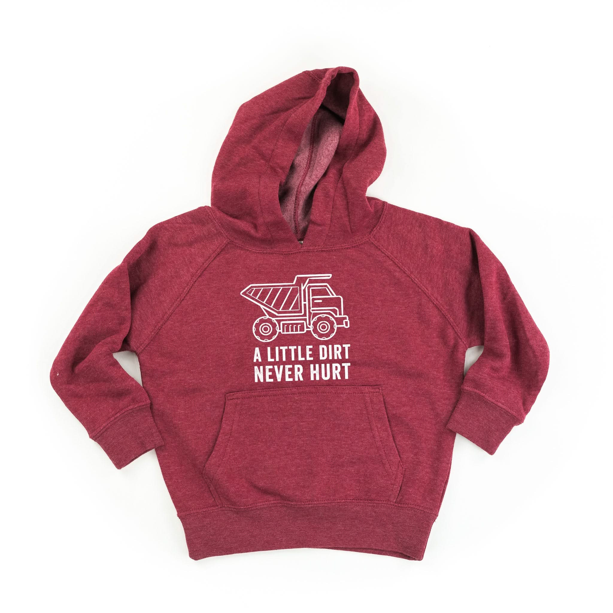 A LITTLE DIRT NEVER HURT - CONSTRUCTION - CHILD HOODIE Little Mama Shirt