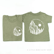 EXPLORE MORE + EXPLORING WITH DAD - Set of 2 Shirts Little Mama Shirt Shop