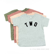 BIRTHDAY NUMBER - BLOCK FONT - Child Shirt Little Mama Shirt Shop